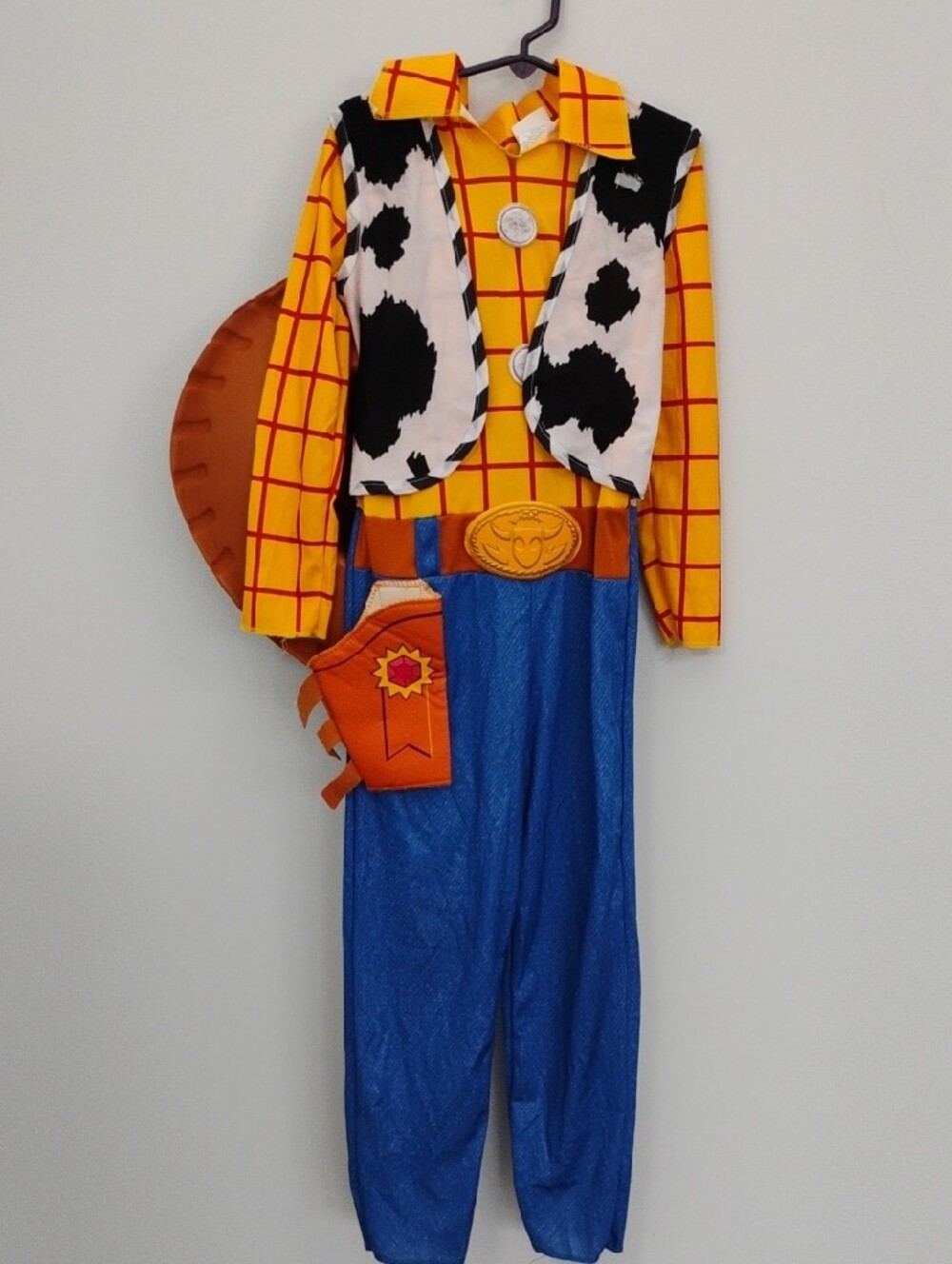 Woody Costume Disney Pixar Toy Story Woody Vest Hat Boots Child Unused S 6-7